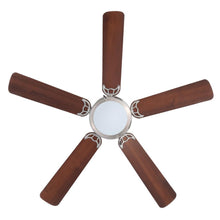 Load image into Gallery viewer, Hugger 52 in. LED Indoor Brushed Nickel Ceiling Fan with Light Kit
