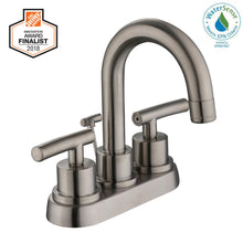 Load image into Gallery viewer, Glacier Bay Dorset 4 in. Centerset 2-Handle High-Arc Bathroom Faucet in Brushed Nickel
