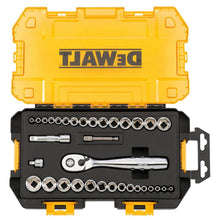 Load image into Gallery viewer, DeWalt 1/4 in. and 3/8 in. Drive Socket Set (34-Piece) - Denali Building Supply
