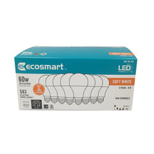 Load image into Gallery viewer, 60-Watt Equivalent A19 Non-Dimmable Energy Star LED Light Bulb Soft White (8-Pack) - Denali Building Supply
