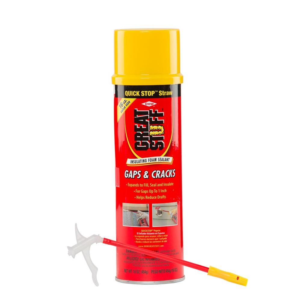 Great Stuff 16 oz. Window and Door Insulating Foam Sealant with Quick Stop Straw 175437