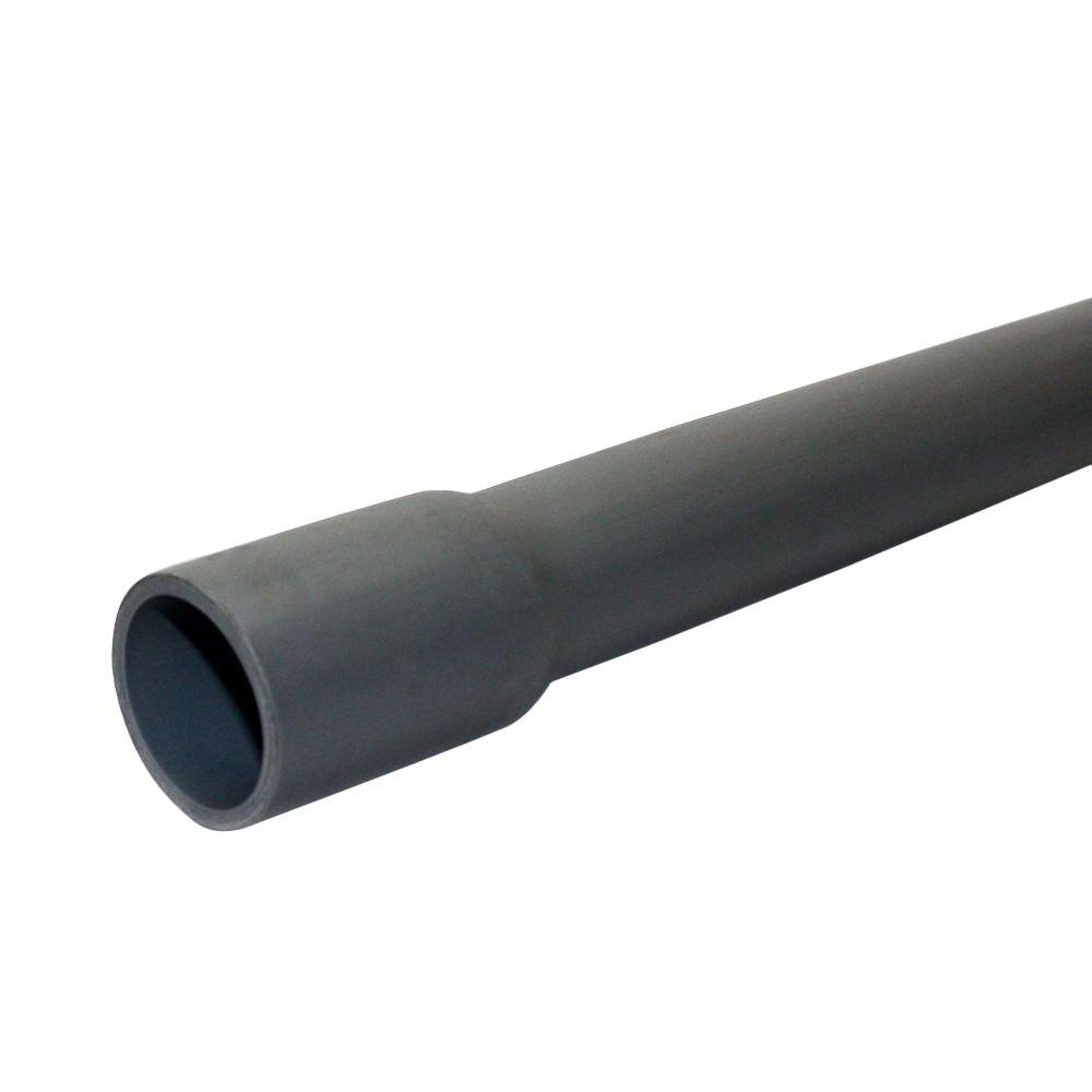 JM Eagle 1/2-in x 10-ft Non-metallic Schedule 40 PVC Conduit in the Conduit  department at