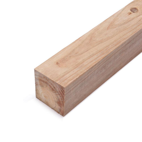 4 in. x 4 in. x 8 ft. #2 Ground Contact SYP Cedar-Tone Pressure-Treated Timber - Denali Building Supply