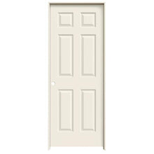 Load image into Gallery viewer, 28 in. x 80 in. Colonist Right-Hand Primed Textured Molded Composite MDF Single Prehung Interior Door with Split Jamb by JELD-WEN
