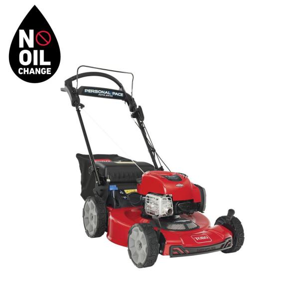 Recycler 22 in. Briggs & Stratton Personal Pace Electric Start, RWD Self Propelled Gas Walk-Behind Mower with Bagger
by Toro