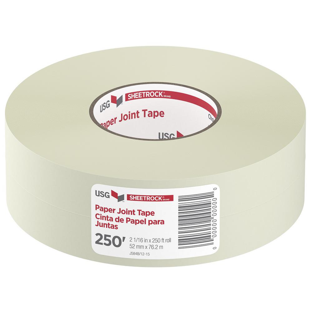 2-1/16 in. x 250 ft. Paper Drywall Joint Tape by USG Sheetrock