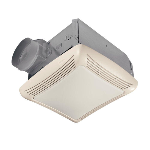 50 CFM Ceiling Bathroom Exhaust Fan with Light - Denali Building Supply