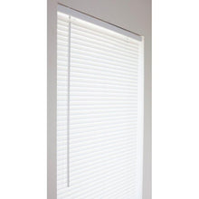 Load image into Gallery viewer, White Cordless 1 in. Vinyl Mini Blind - 36 in. W x 64 in. L
